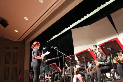 Jazz band rocks stage