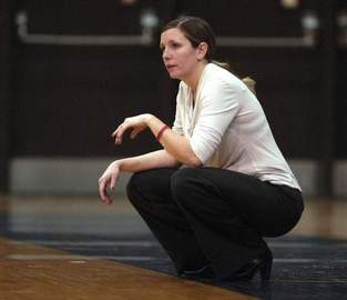 Fonda coaches last basketball game