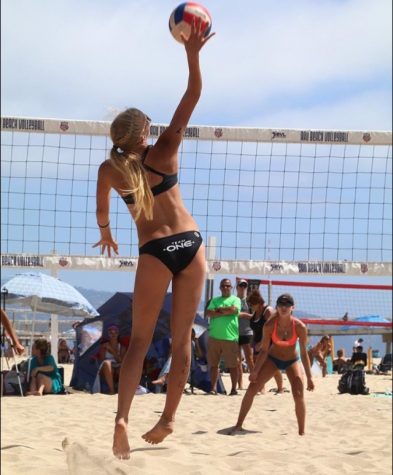 Bauman represents the Midwest playing division one beach volleyball