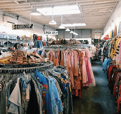 thrifting aesthetic