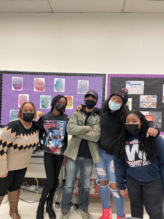 BEU 2021-2022, the club celebrates and learns about African American culture. Photo Credit: Ms. Harper