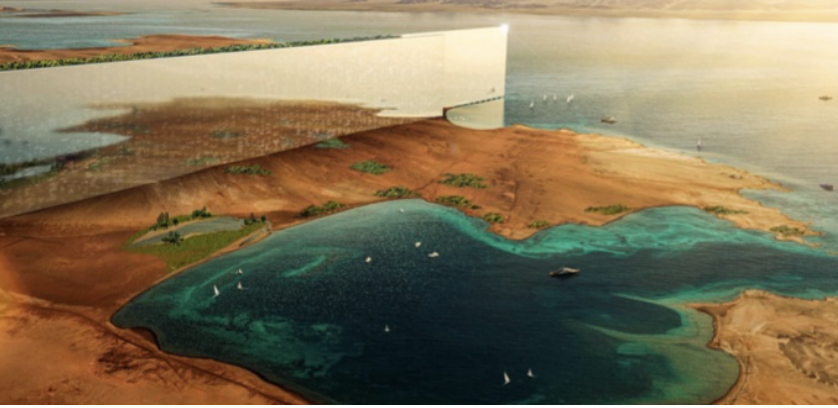 Depiction of the Line when it’s completed-picture from: neom.com 