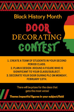 Black History Month Door Decorating Contest