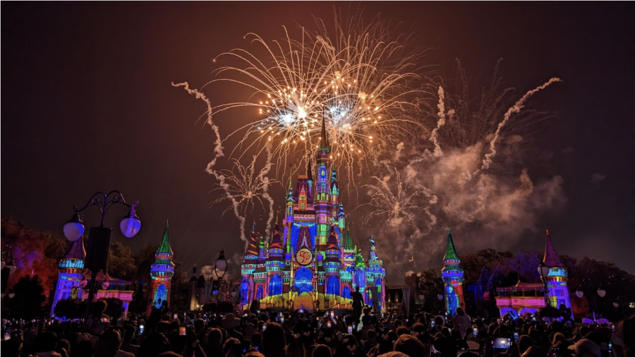 Magic Kingdom’s firework show. (Photo Credits: Colin Crook and Nico Duenas)

