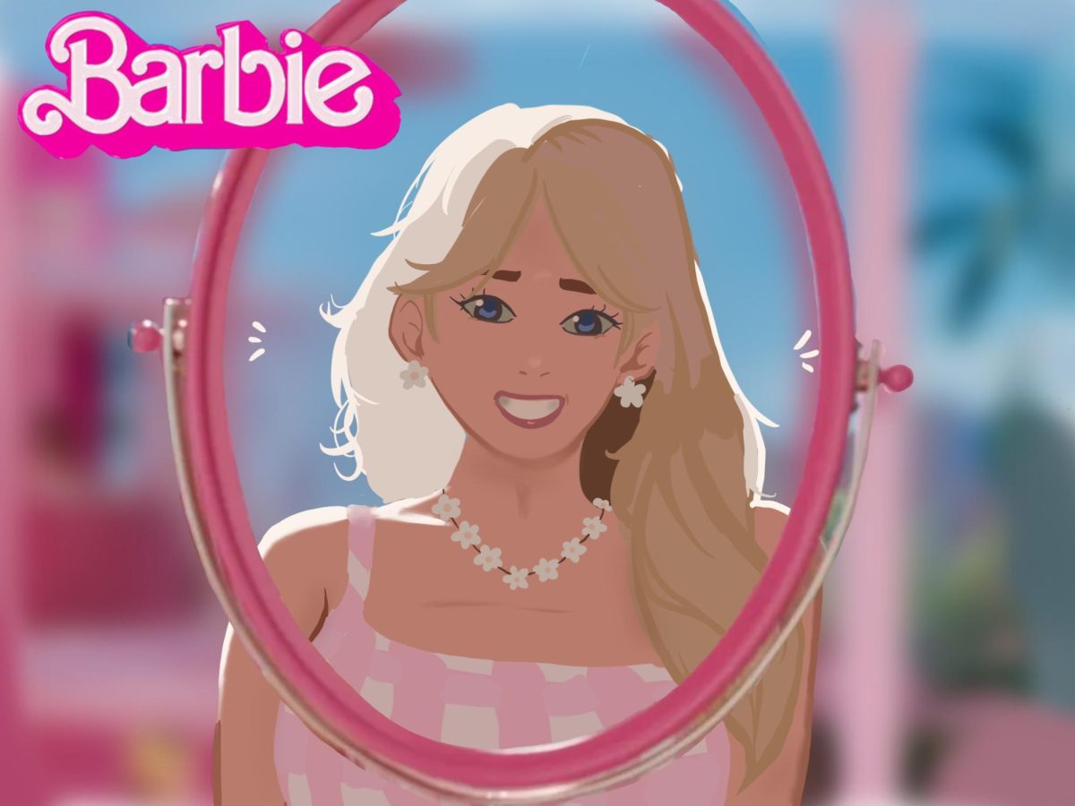 Barbie+quickly+become+a+viral+sensation+after+trailers+for+the+film+were+released+in+May.+Illustrator%3A+Zoe+Price